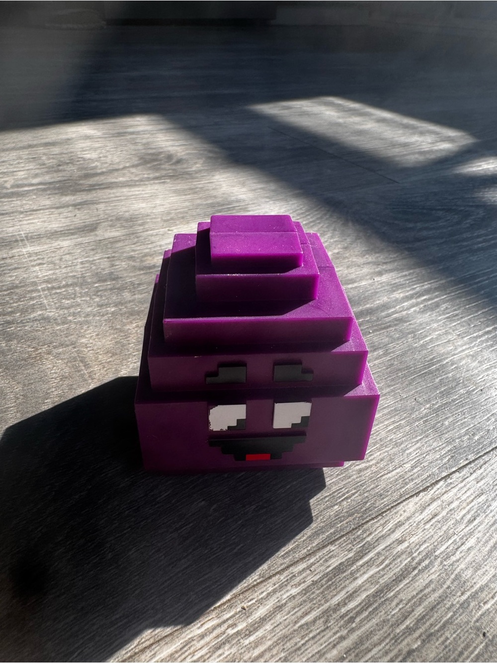 McDonald's Purple Pixel Stackable Plush Toy